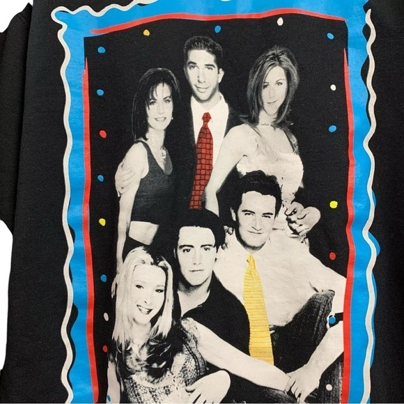 Friends TV Television Series Official Photo Frame Sweatshirt Full Cast Small - Picture 3 of 6